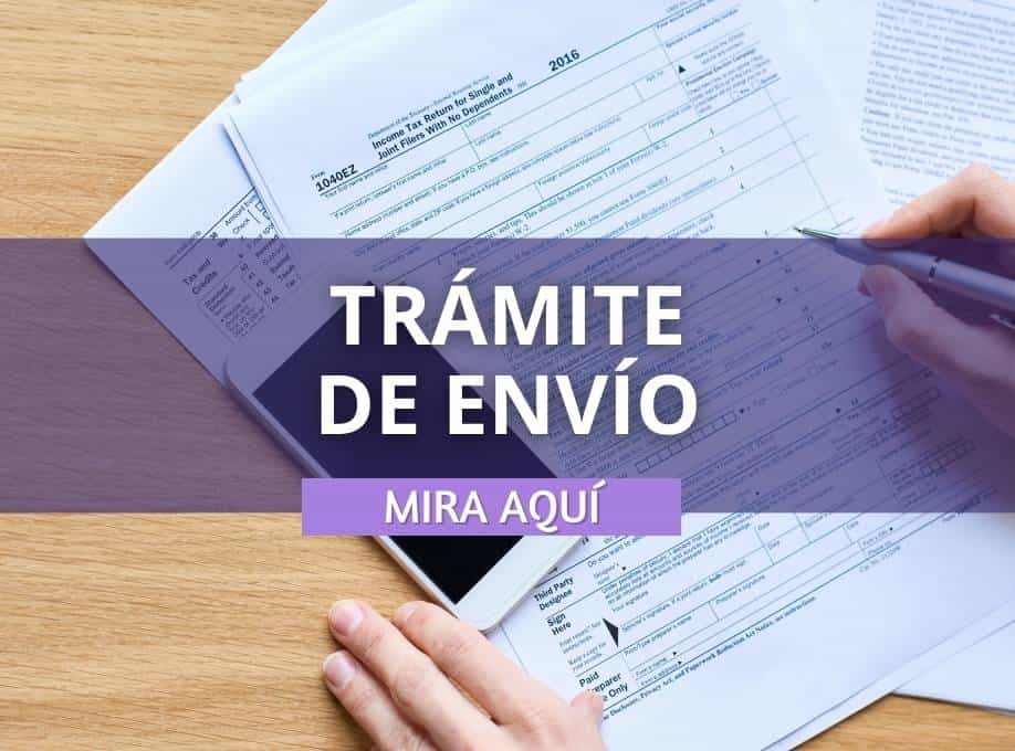 TRÁMITE DE ENVÍO desde Japón