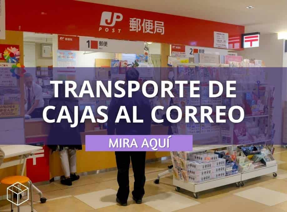 TRANSPORTE DE CAJAS AL CORREO de Japón